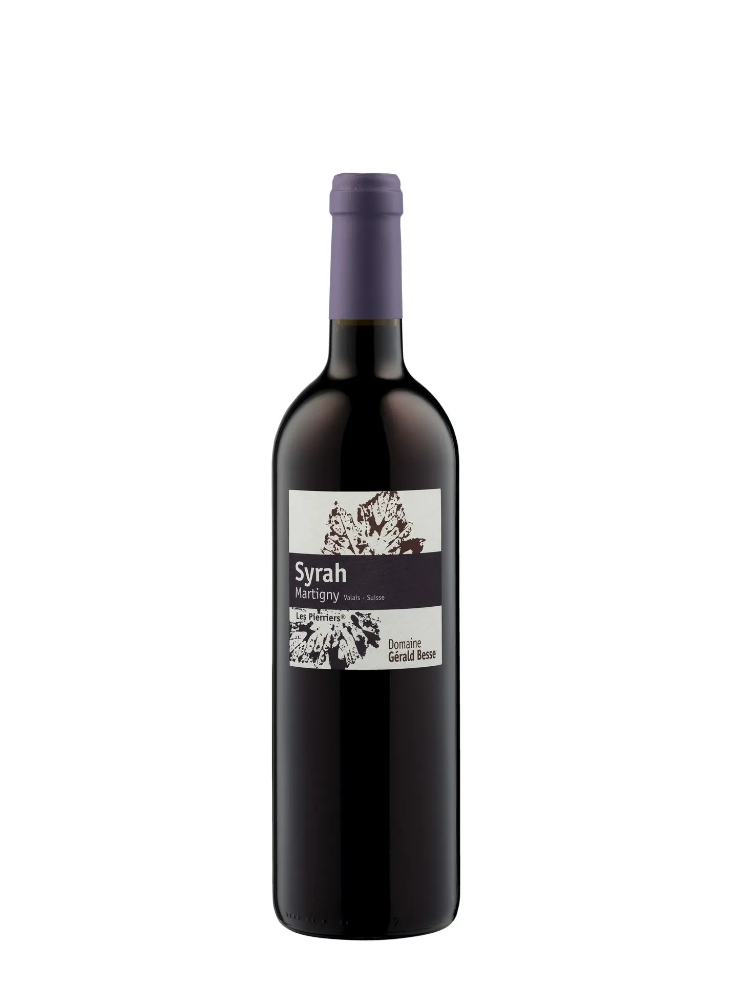 Bouteille de Syrah Les Pierriers, Domaine Gérald Besse