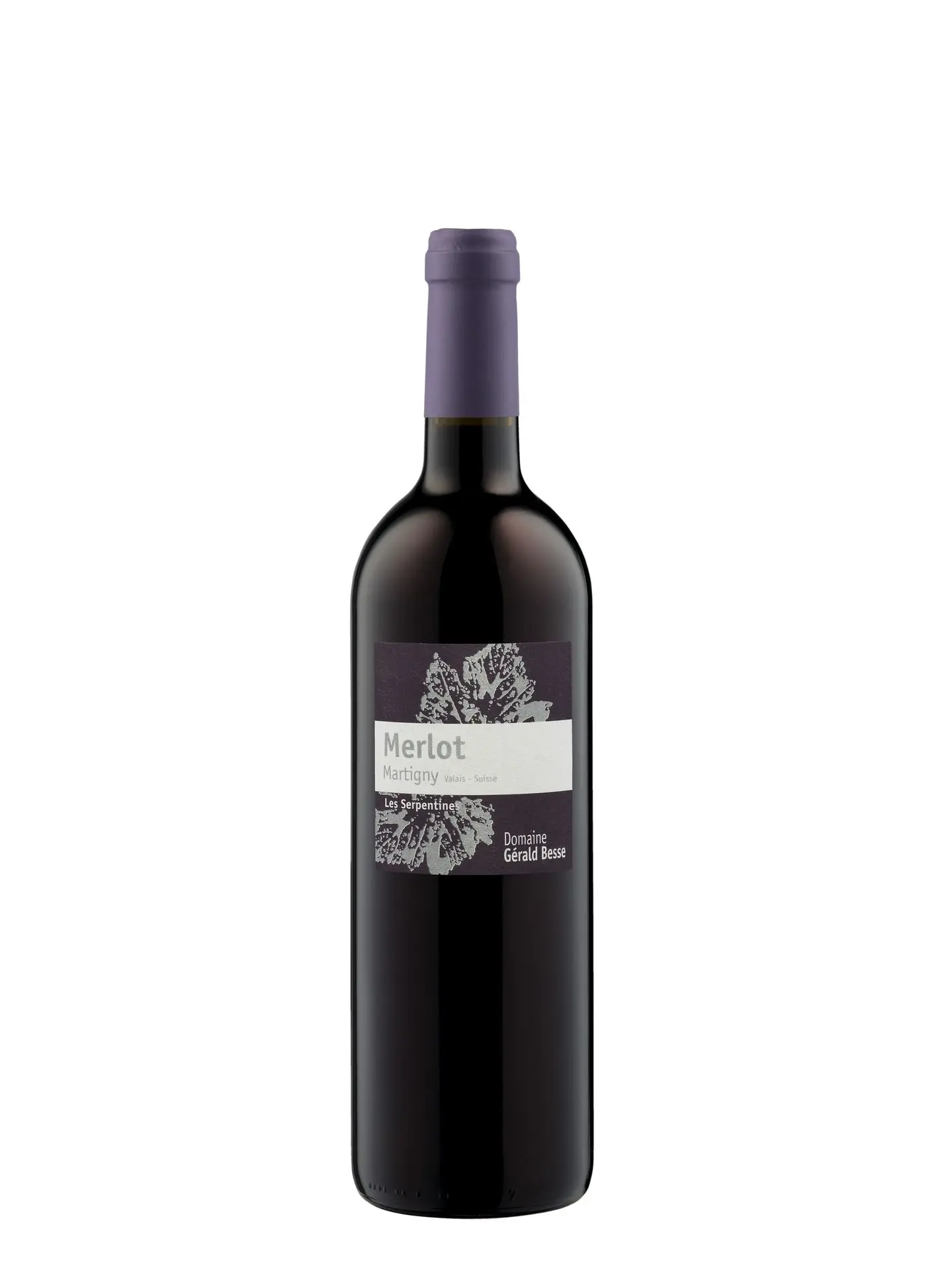 Bouteille de Merlot Les Serpentines, Domaine Gérald Besse